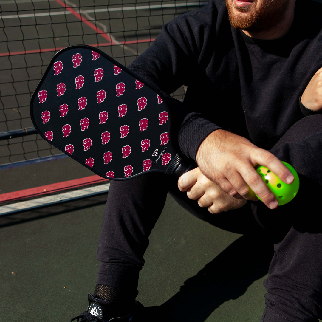 An informational and educational infographic explaining the concept of 'Grit' in Pickleball paddles. This includes text sections outlining the importance of grit, the different levels of it, and its i